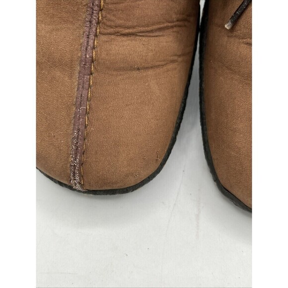 BORN Leather Lace Up Split Toe 8.5 Camel Comfort Stylish W9244 - Picture 6 of 16